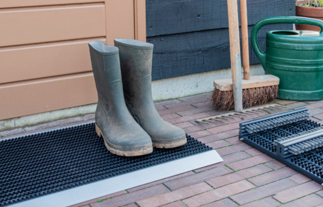 Borstelmat voor buiten